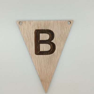 Vlaggetje Letter B