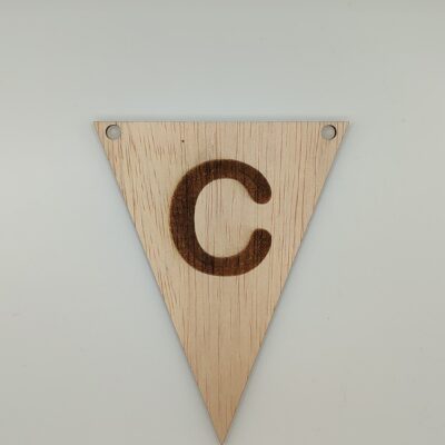 Vlaggetje Letter C