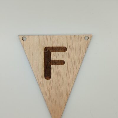 Vlaggetje Letter F