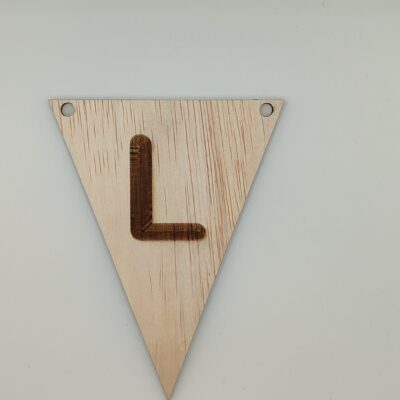 Vlaggetje Letter L