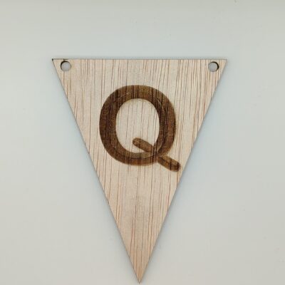 Vlaggetje Letter Q