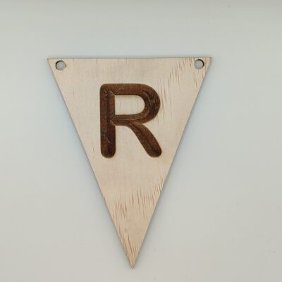 Vlaggetje Letter R
