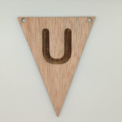 Vlaggetje Letter U